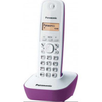 PANASONIC KX-TG1611GRF Ασύρματα Τηλέφωνα White/Purple PANASONIC KX-TG1611GRF Ασύρματα Τηλέφωνα White/Purple