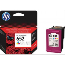 HP 652 TRI-COLOR Αναλώσιμα Κυανό-Κίτρινο-Magenta