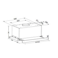 MORRIS MHT-60035 Συρόμενοι απορροφητήρες Inox MORRIS MHT-60035 Συρόμενοι απορροφητήρες Inox
