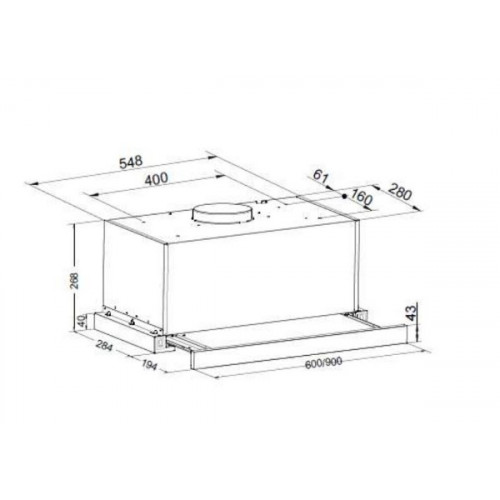 MORRIS MHT-60035 Συρόμενοι απορροφητήρες Inox MORRIS MHT-60035 Συρόμενοι απορροφητήρες Inox