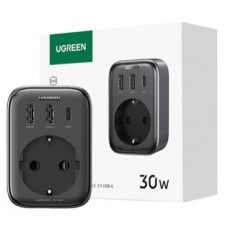 UGREEN CD314 90613 4in1 GaN Socket Προστασία Ρεύματος