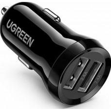 UGREEN CAR CHARGER ED018 24W DUAL USB 2.4A Φορτιστής