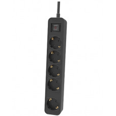 PHILIPS CHP2154B-10 16A 1.5M ΜΑΥΡΟ Πολύμπριζα