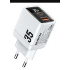 WK WP-U25 35W CHARGER GAN WHITE Φορτιστής