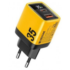 WK WP-U25 35W CHARGER GAN YELLOW Φορτιστής