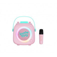 KIDDOBOO KidsVoice BT Speaker & Mic Party Speaker Pink