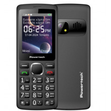 POWERTECH PTM-36 Sentry 4G Bar, dual SIM Κινητά Απλής Χρήσης Black