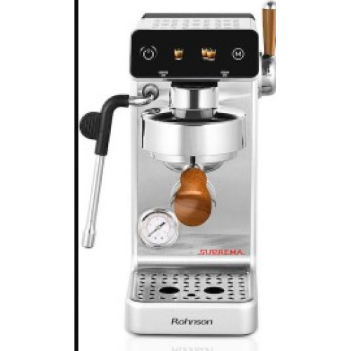 ROHNSON R-98300 Μηχανές Espresso Silver/Black ROHNSON R-98300 Μηχανές Espresso Silver/Black