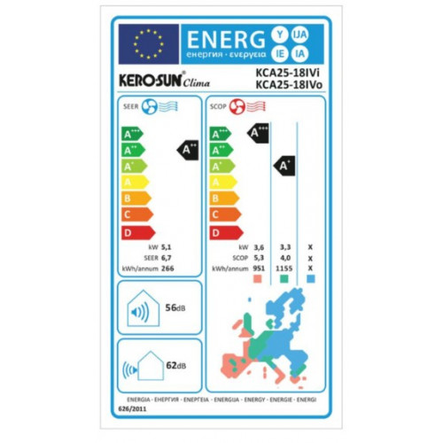 KEROSUN KCA25-18IVi ΕΣΩΤ. Κλιματιστικά Τοίχου KEROSUN KCA25-18IVi ΕΣΩΤ. Κλιματιστικά Τοίχου