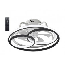 POWERTECH HLL-0108 ΜΕ LED ΦΩΣ 50W ΜΑΥΡΟΣ Ανεμιστήρες οροφής