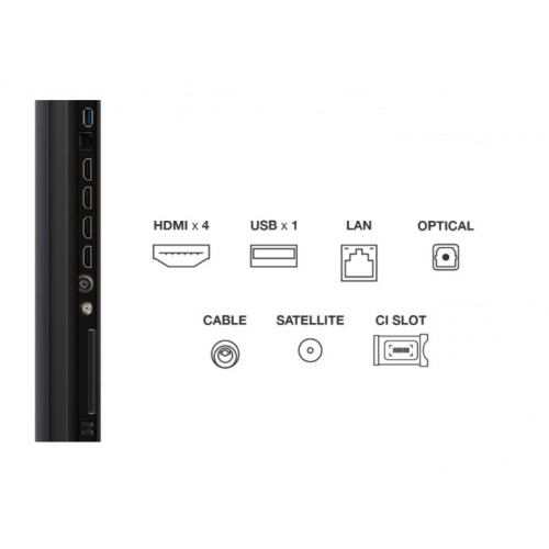 TCL 55Q6C 55'' Τηλεόραση Black TCL 55Q6C 55'' Τηλεόραση Black