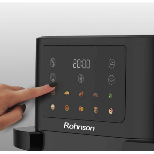 ROHNSON R-2898 Air Fryers Black ROHNSON R-2898 Air Fryers Black