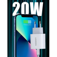 UGREEN CHARGER PD CD137 COMBO+TYPE C/i6 Φορτιστής WHITE UGREEN CHARGER PD CD137 COMBO+TYPE C/i6 Φορτιστής WHITE