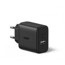 UGREEN X227 45302 PD 20W ΦΟΡΤΙΣΤΗΣ ΣΠΙΤΙΟΥ 2 ΘΕΣΕΩΝ  ΜΑΥΡΟ Φορτιστής