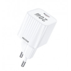 CHARGER GaN PD 20W WK WP-U12 1 PORT WHITE Φορτιστής